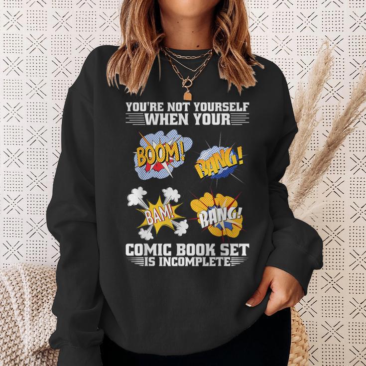 Comic Book Collecting Gear Collection Comics Collector Sweatshirt Gifts for Her