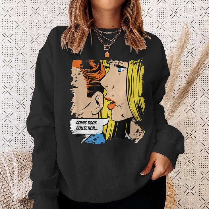 Comic Book Collection Comic Book Collector Sweatshirt Gifts for Her