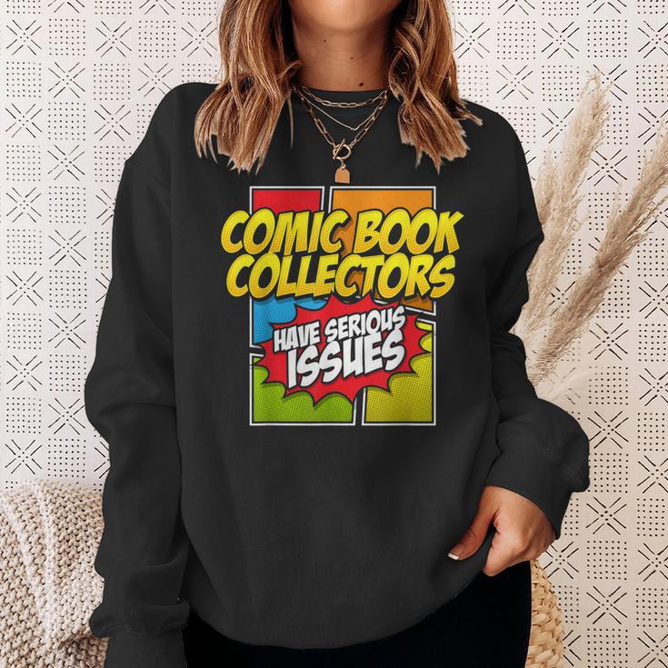 Comic Book Collectors Have Serious Issues Sweatshirt Gifts for Her Comic Book Collectors Have Serious Issues Sweatshirt Gifts for Her