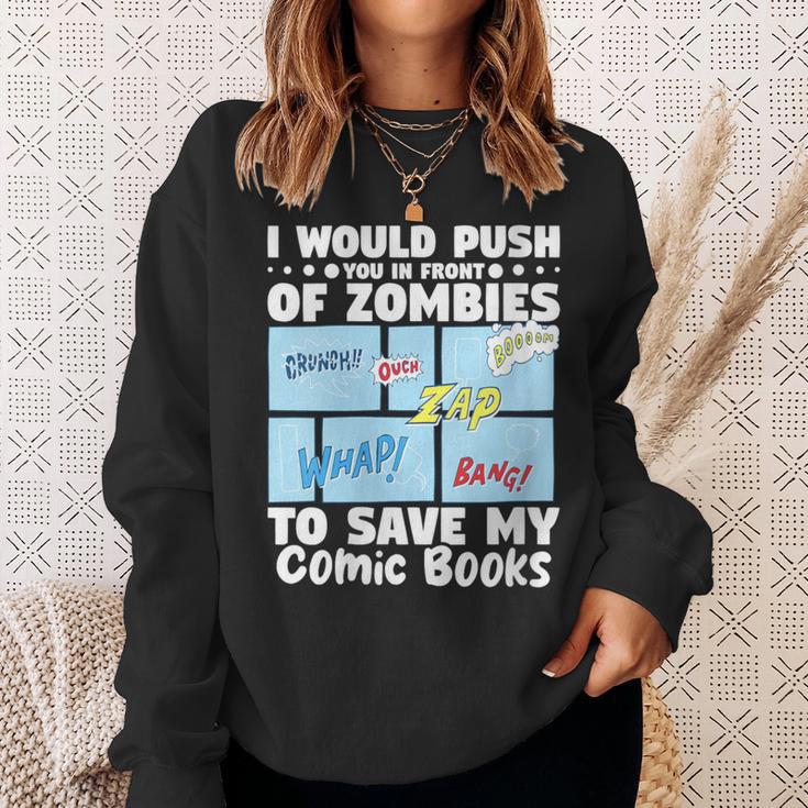 Comics Collecting Book Collector Guide Comics Lover Sweatshirt Gifts for Her