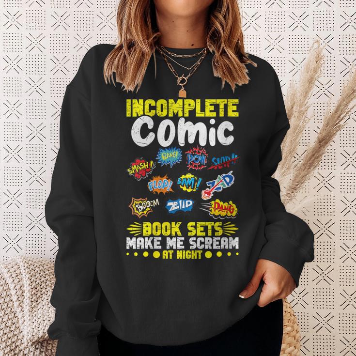 Comics Collector Gear Comic Book Collecting Comics Lover Sweatshirt Gifts for Her
