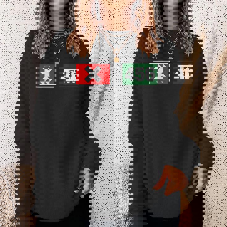 Cool 456 Code Number Illustration Novelty Graphic s スウェットシャツ 彼女への贈り物