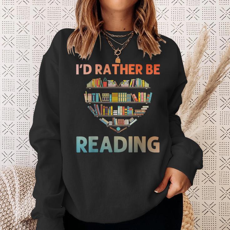 Cool Books For Men Women Book Lover Reading Bookworm Library Sweatshirt Gifts for Her