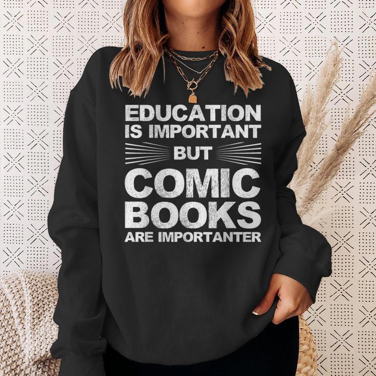 Cool Comic Book Art For Men Women Comic Book Cartoon Lovers Sweatshirt Gifts for Her Cool Comic Book Art For Men Women Comic Book Cartoon Lovers Sweatshirt Gifts for Her