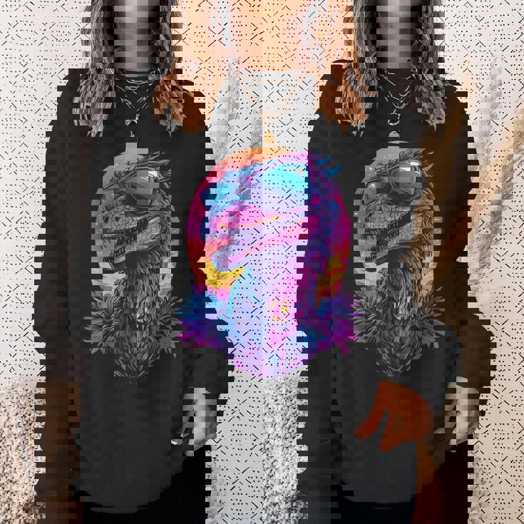 Cool Utahraptor Graphic Dinosaur Dino Lover スウェットシャツ 彼女への贈り物