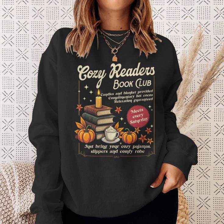 Cozy Reader Book-Club Fall Bookish Booktrovert Librarian Sweatshirt Gifts for Her Cozy Reader Book-Club Fall Bookish Booktrovert Librarian Sweatshirt Gifts for Her