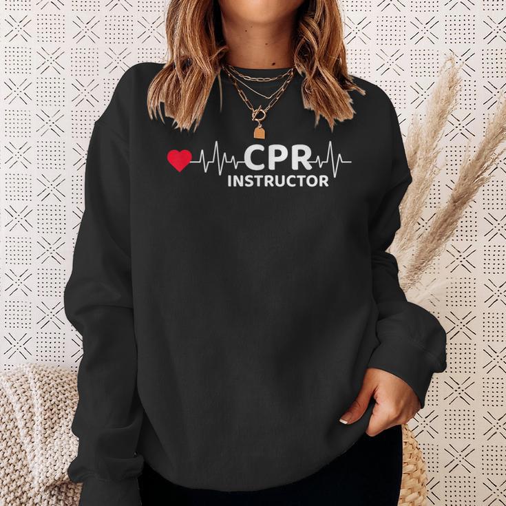 Cprインストラクター 応急処置 Emt Ems 救急救命士 Cprインストラクター スウェットシャツ 彼女への贈り物
