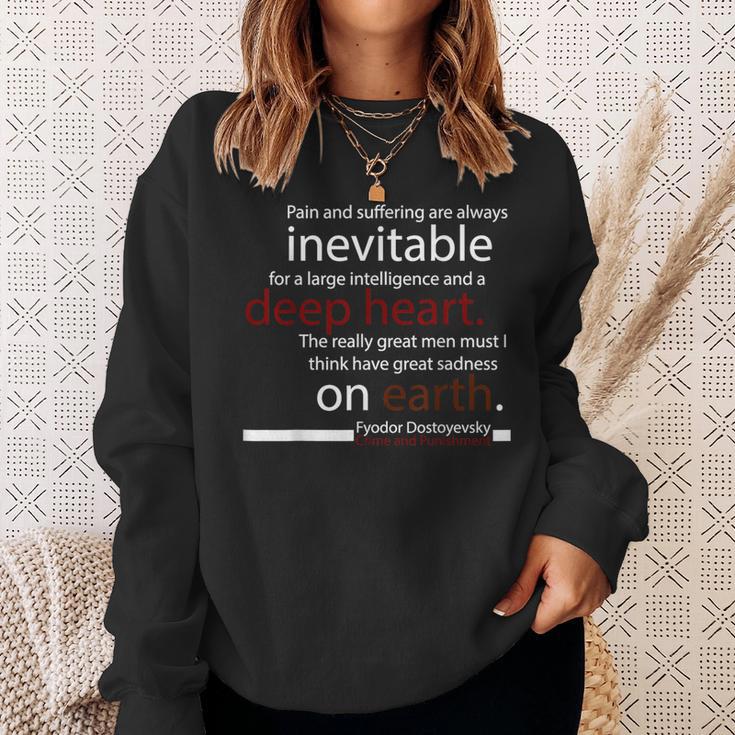 Crime And Punishment Fyodor Dostoyevsky Book QuoteShirt Sweatshirt Gifts for Her Crime And Punishment Fyodor Dostoyevsky Book QuoteShirt Sweatshirt Gifts for Her