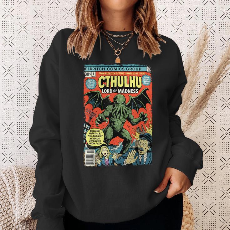Cthulhu Lord Of Madness Vintage Comic Book Cover Sweatshirt Gifts for Her