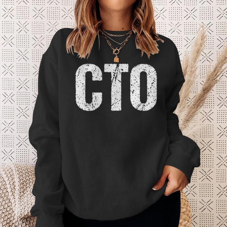 Cto シンプルタイトル スウェットシャツ 彼女への贈り物