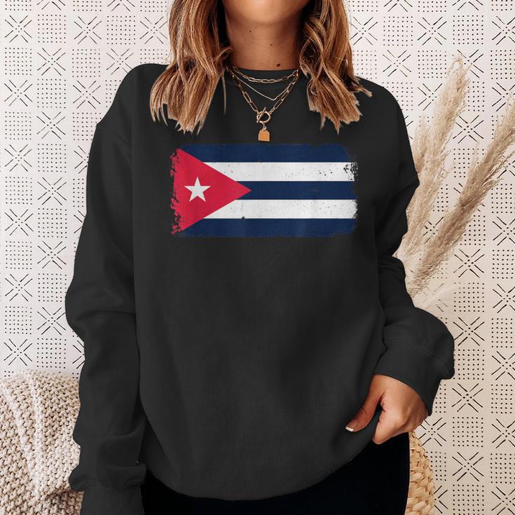 Cuban Flag Cuba Miamipanish Cuban スウェットシャツ 彼女への贈り物