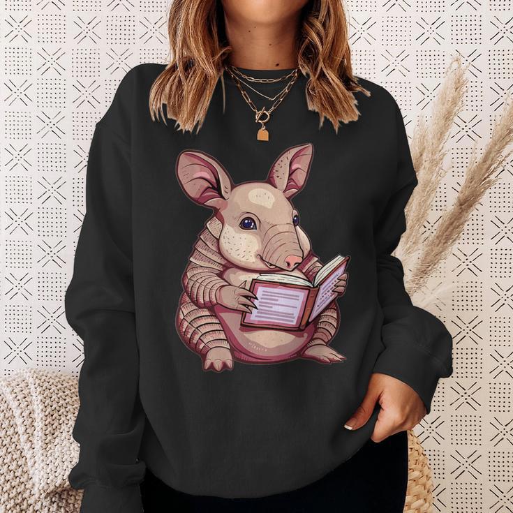 Cute Armadillo With Book I Armadillo Sweatshirt Gifts for Her Cute Armadillo With Book I Armadillo Sweatshirt Gifts for Her