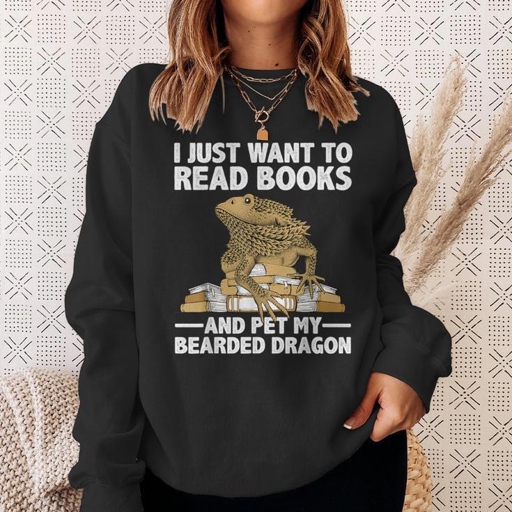 Cute Bearded Dragon For Men Women Zoology Reptile Book Lover Sweatshirt Gifts for Her Cute Bearded Dragon For Men Women Zoology Reptile Book Lover Sweatshirt Gifts for Her