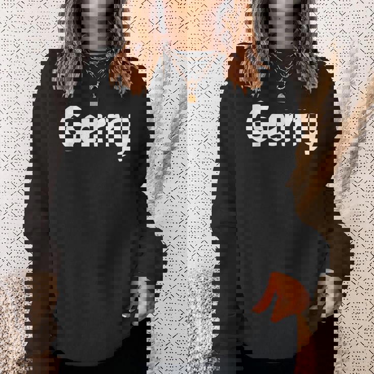 Cute Modern Comic-Style Font スウェットシャツ 彼女への贈り物