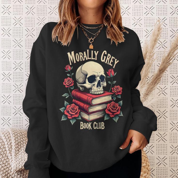 Dark Romance Romantasy Smutty Book Lover Morally Grey Merch Sweatshirt Gifts for Her Dark Romance Romantasy Smutty Book Lover Morally Grey Merch Sweatshirt Gifts for Her