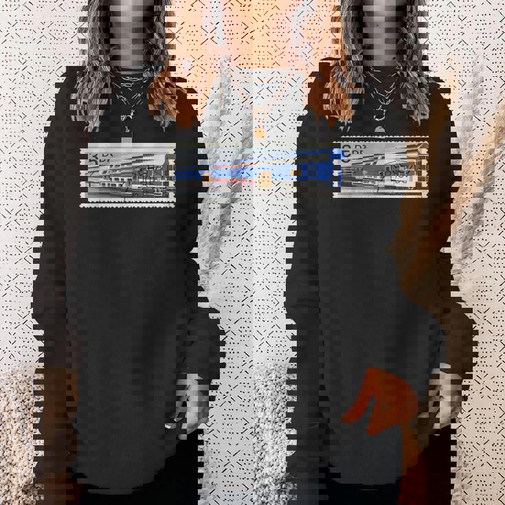 Ddr東ドイツベルリン列車消印sovi8プロパガンダ。 スウェットシャツ 彼女への贈り物