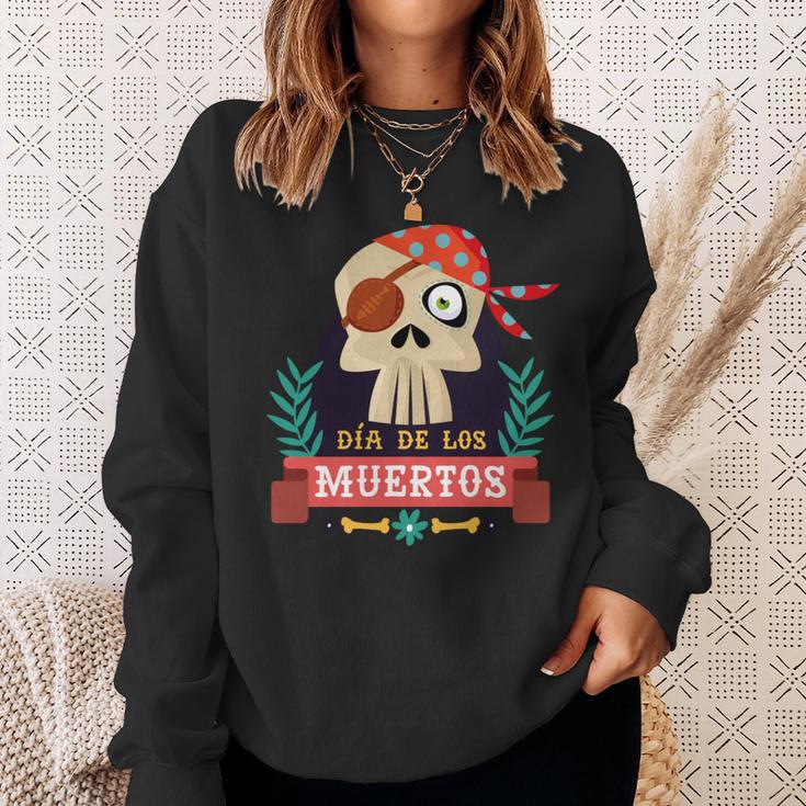 Dia De Los Muertos Piratekull Day Of Dead ギフト 長袖tシャツ スウェットシャツ 彼女への贈り物