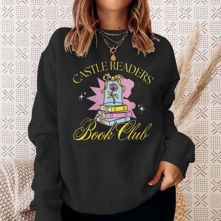 Disney Beauty And The Beast Belle Castle Readers Book Club Sweatshirt Gifts for Her