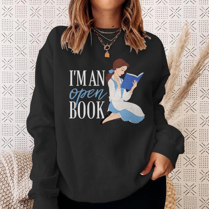 Disney Princess Belle I'm An Open Book Sweatshirt Gifts for Her
