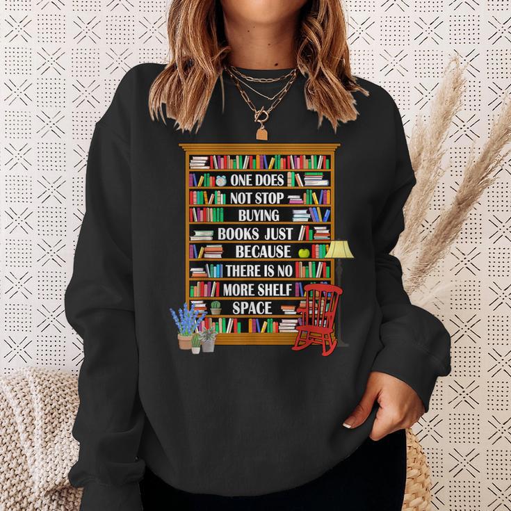 Does Not Stop Buying Books Just Because There Is No More Sweatshirt Gifts for Her