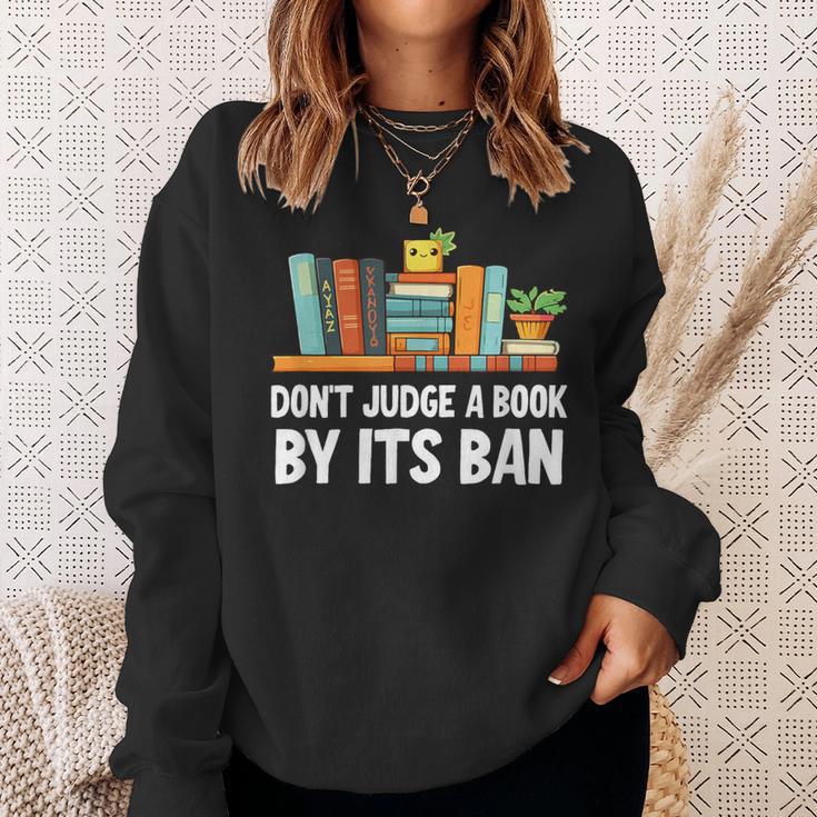 Don't Judge A Book By Its Ban Sweatshirt Gifts for Her Don't Judge A Book By Its Ban Sweatshirt Gifts for Her