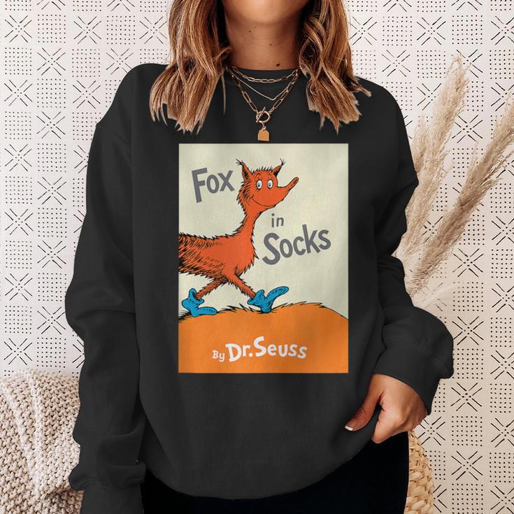 Dr Seuss Fox In Socks Book Cover Sweatshirt Gifts for Her Dr Seuss Fox In Socks Book Cover Sweatshirt Gifts for Her