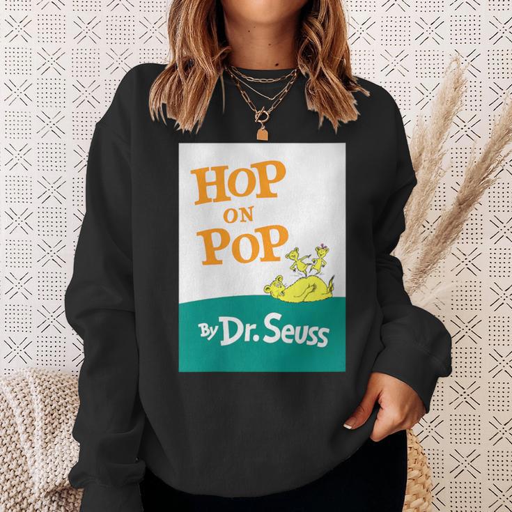 Dr Seuss Hop On Pop Book Cover Sweatshirt Gifts for Her Dr Seuss Hop On Pop Book Cover Sweatshirt Gifts for Her