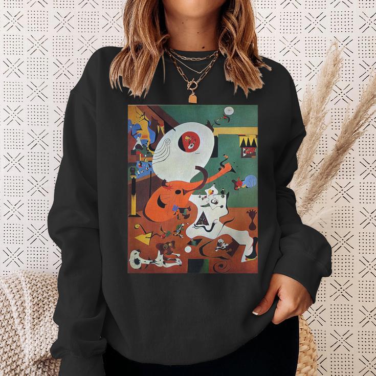 Dutch Interior I 1928 ジョアン・ミロ アートtシャツ スウェットシャツ 彼女への贈り物