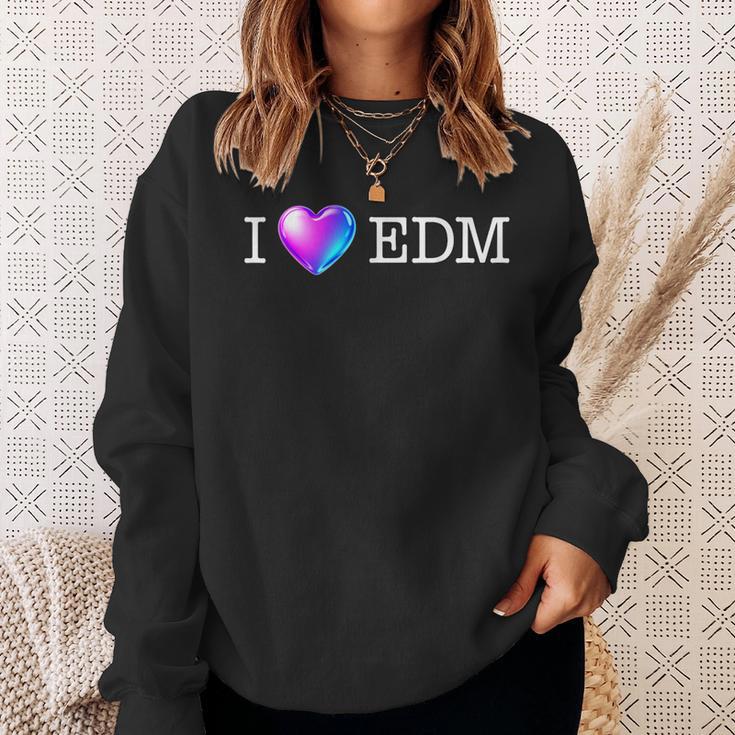 Edmシャツ I Heart Edm スウェットシャツ 彼女への贈り物