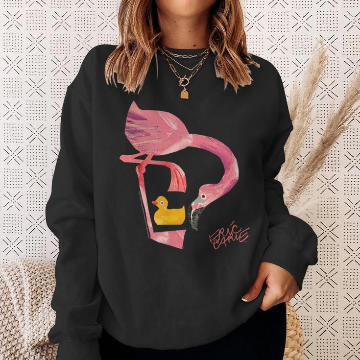 Eric Carle 10 Little Rubber Ducks Flamingo Children's Book Sweatshirt Gifts for Her Eric Carle 10 Little Rubber Ducks Flamingo Children's Book Sweatshirt Gifts for Her