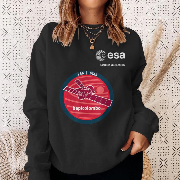 Esa欧州宇宙機関ミッションベピコロンボパッチ スウェットシャツ 彼女への贈り物
