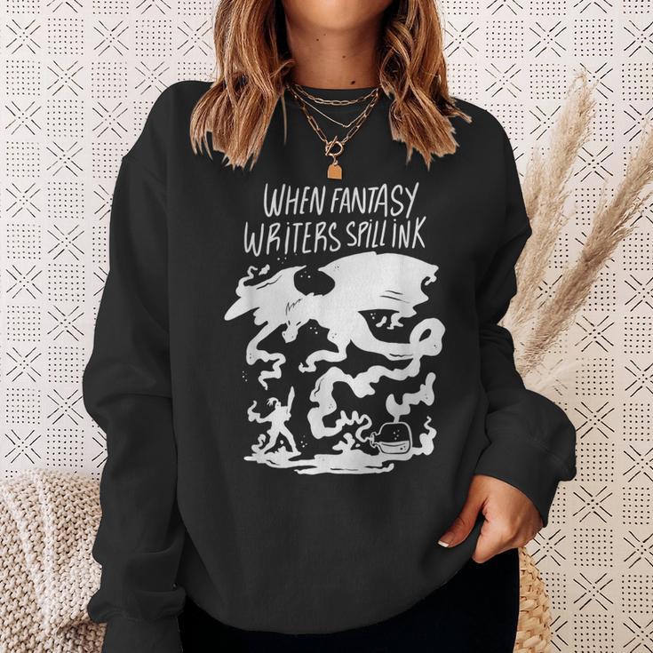 Fairytale & Sagen Book Author Fantasy Inkfleck Dragon Fans Sweatshirt Gifts for Her