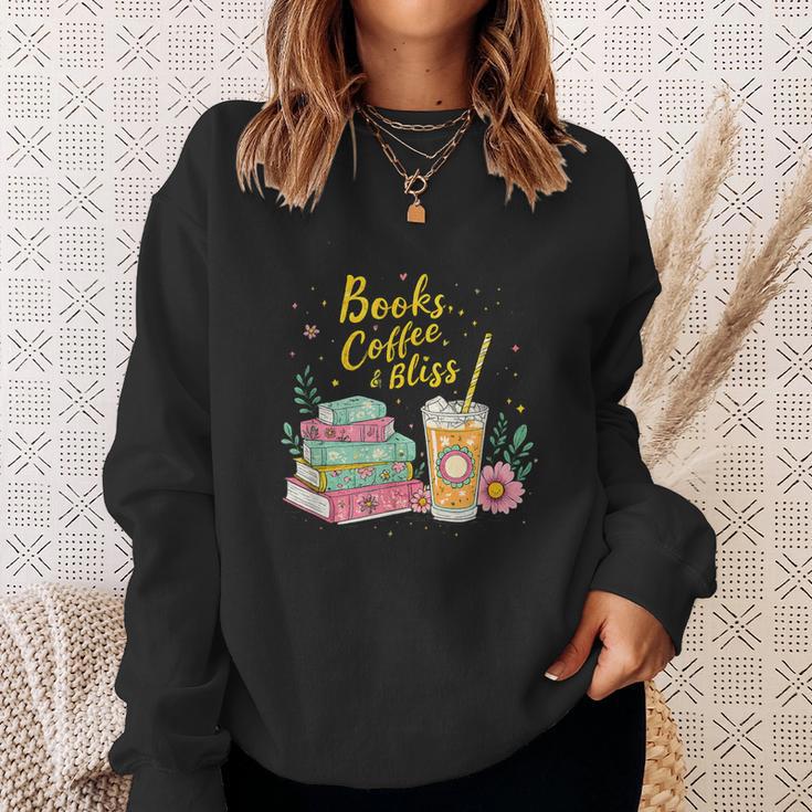 Floral Books And Coffee Cozy Reading Nook Tshirt Sweatshirt Gifts for Her