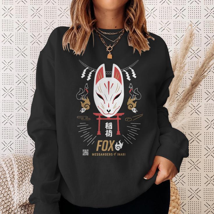 Fox 稲荷神の使者 スウェットシャツ 彼女への贈り物