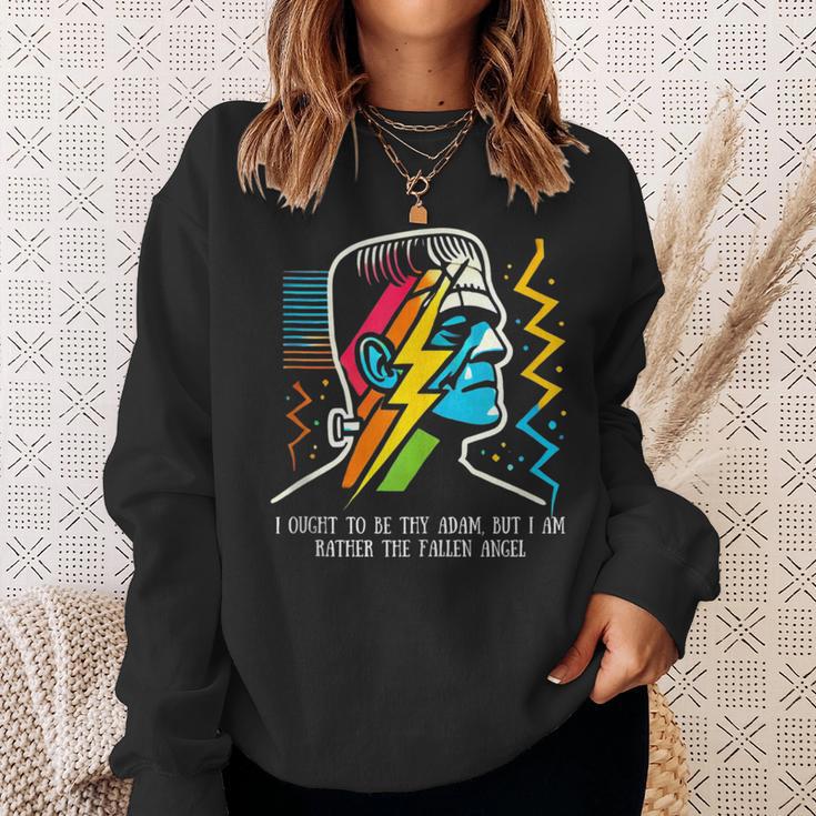 Frankenstein I Ought To Be Thy AdamFallen Angel Book Quote Sweatshirt Gifts for Her