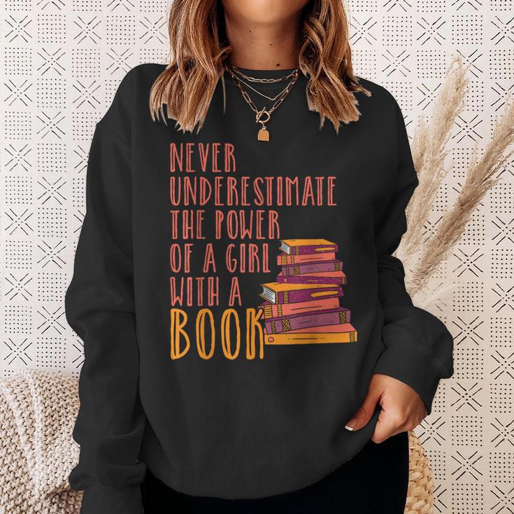 Frauenpower Reading Feminist Books Feminism Sweatshirt Gifts for Her