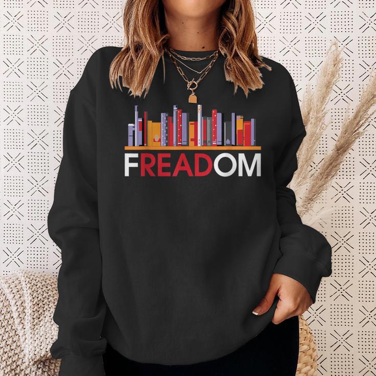 Freadom Anti Ban Books Freedom To Read Book Lover Reading Sweatshirt Gifts for Her Freadom Anti Ban Books Freedom To Read Book Lover Reading Sweatshirt Gifts for Her