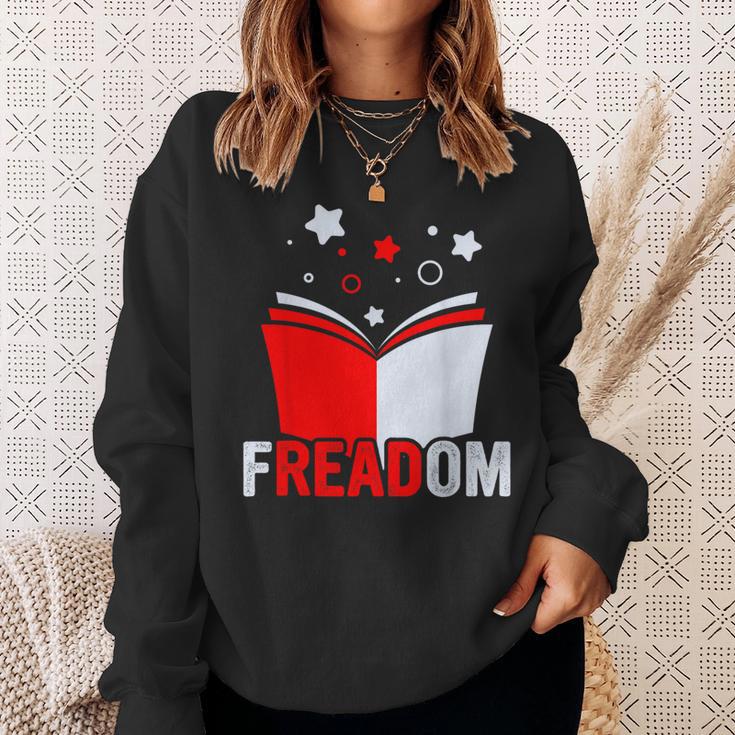 Freadom I Read Banned Books Banned Books Week Librarian Sweatshirt Gifts for Her Freadom I Read Banned Books Banned Books Week Librarian Sweatshirt Gifts for Her