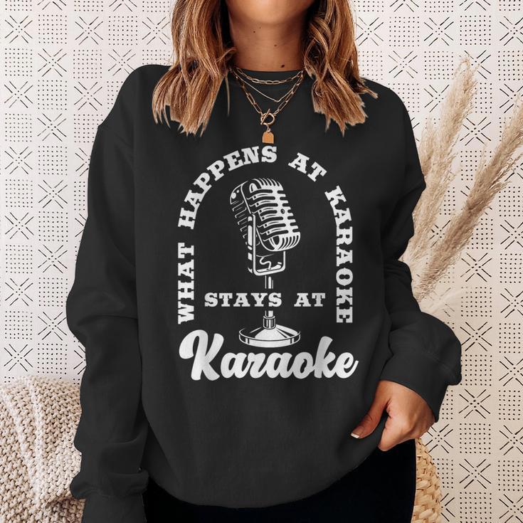 Music Lover カラオケシンガー スウェットシャツ 彼女への贈り物