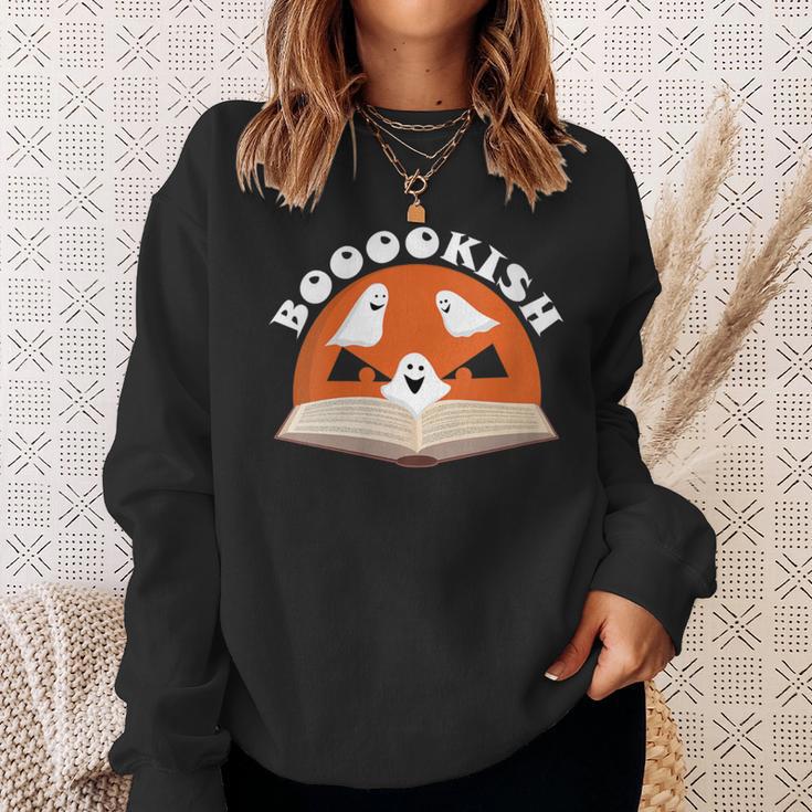 Ghosts & Pumpkin Bookish Halloween Readers And Book Lovers Sweatshirt Gifts for Her Ghosts & Pumpkin Bookish Halloween Readers And Book Lovers Sweatshirt Gifts for Her