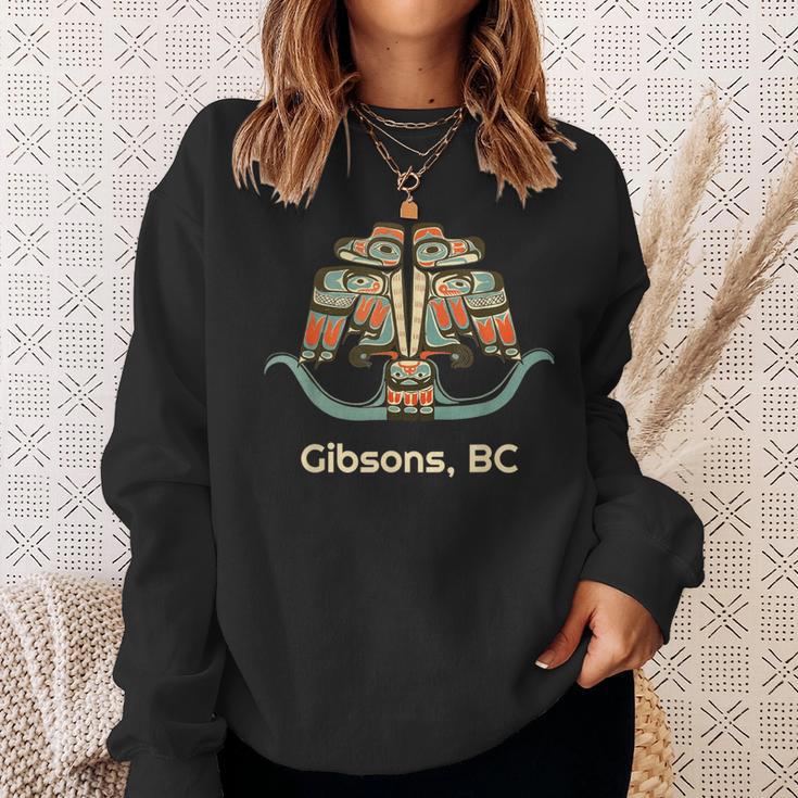 Gibsons ブリティッシュコロンビア サンダーバード バードウォッチング スウェットシャツ 彼女への贈り物
