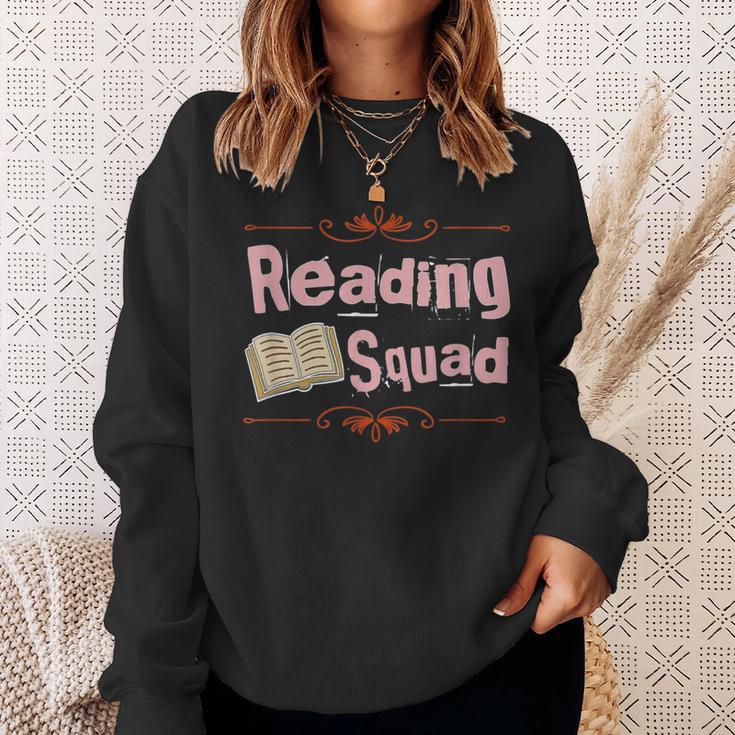 Girls Club Women's Book Club Reading Squad Book Lovers Sweatshirt Gifts for Her