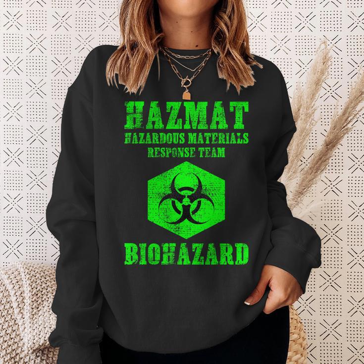Green Biohazard 危険物 コスチューム キッズ メンズ スウェットシャツ 彼女への贈り物