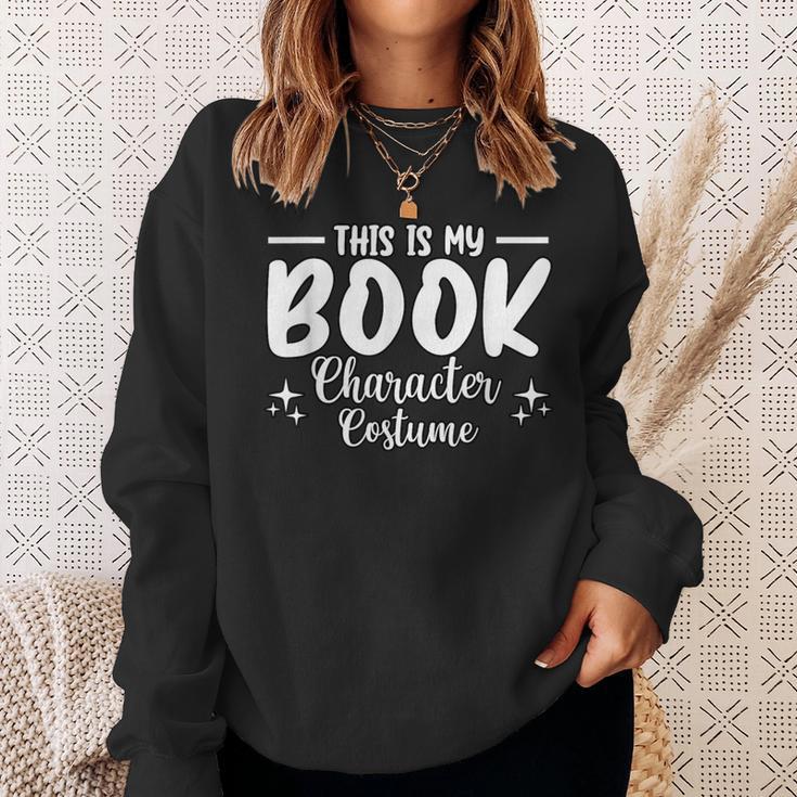 Halloween This Is My Book Character Costume Bookworm Sweatshirt Gifts for Her