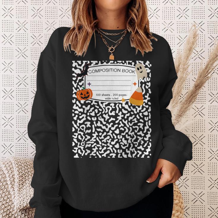Halloween Teacher Composition Book Notebook Matching Group Sweatshirt Gifts for Her Halloween Teacher Composition Book Notebook Matching Group Sweatshirt Gifts for Her