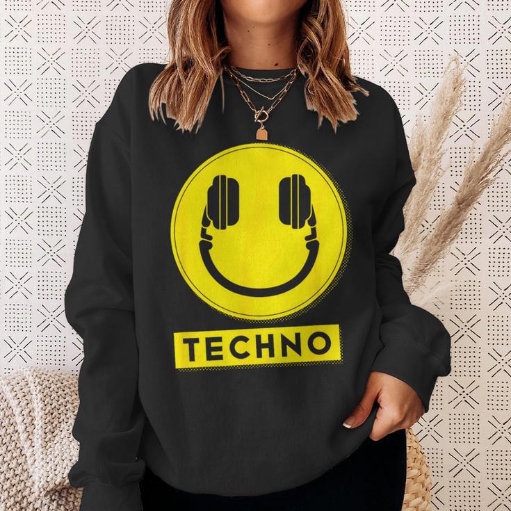 Hardcore Rave Music Raver 90S Edm Dj Rave House-Music Techno スウェットシャツ 彼女への贈り物