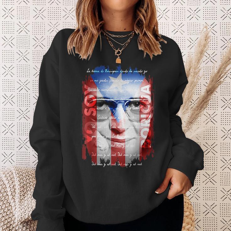 Hector Lavoe Yooy Boricua プエルトリコ国旗 La Borinquena スウェットシャツ 彼女への贈り物
