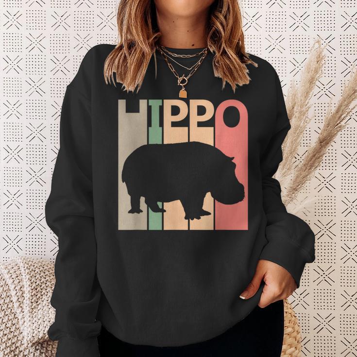 Hippo カバ スウェットシャツ 彼女への贈り物
