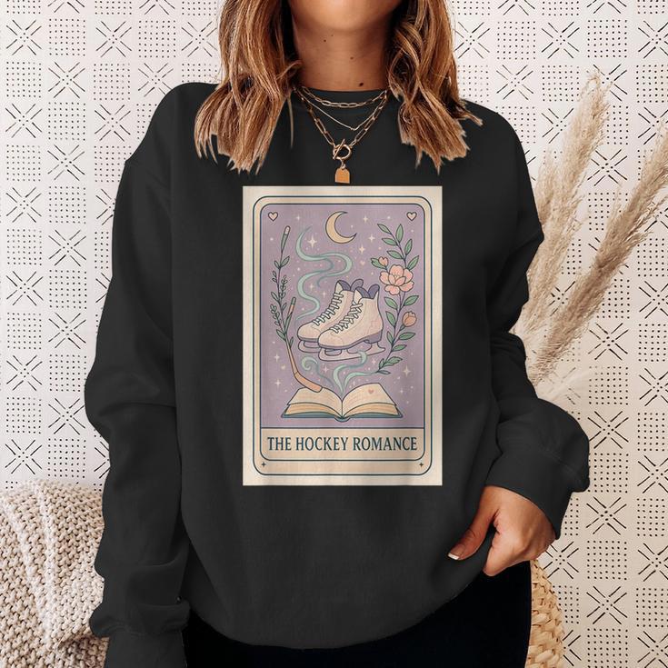 Hockey Romance Tarot Card Books Reader Cozy Reading Sweatshirt Gifts for Her