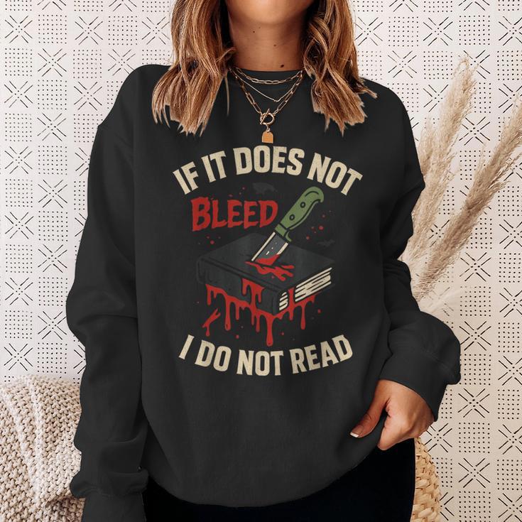 Horror Book Club Creepy Reader Gothic Fiction Thriller Fan Sweatshirt Gifts for Her